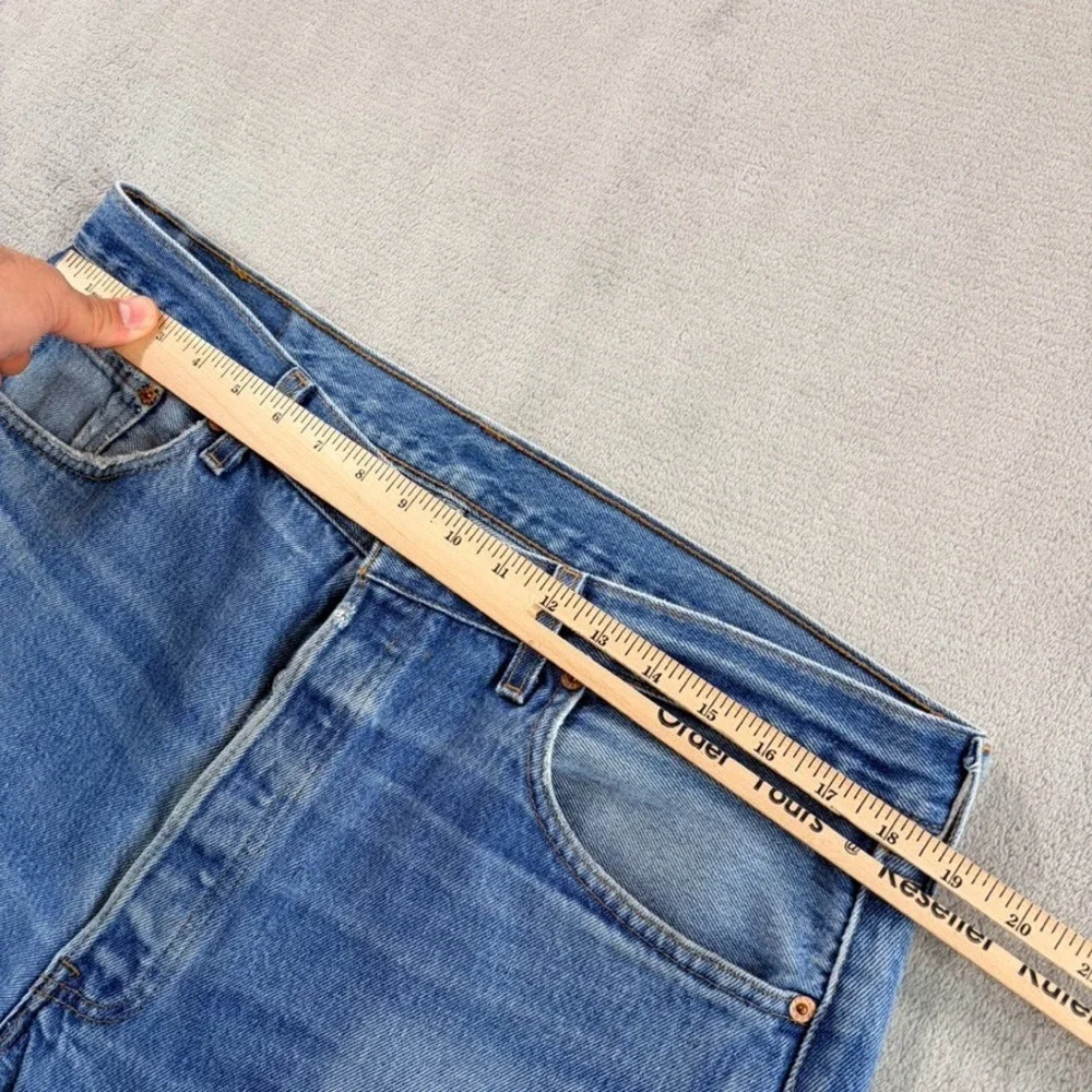 Vintage Levis 501 0115 Jeans Men 38x34 (Fits 36x34) Button Fly Made in USA 90's